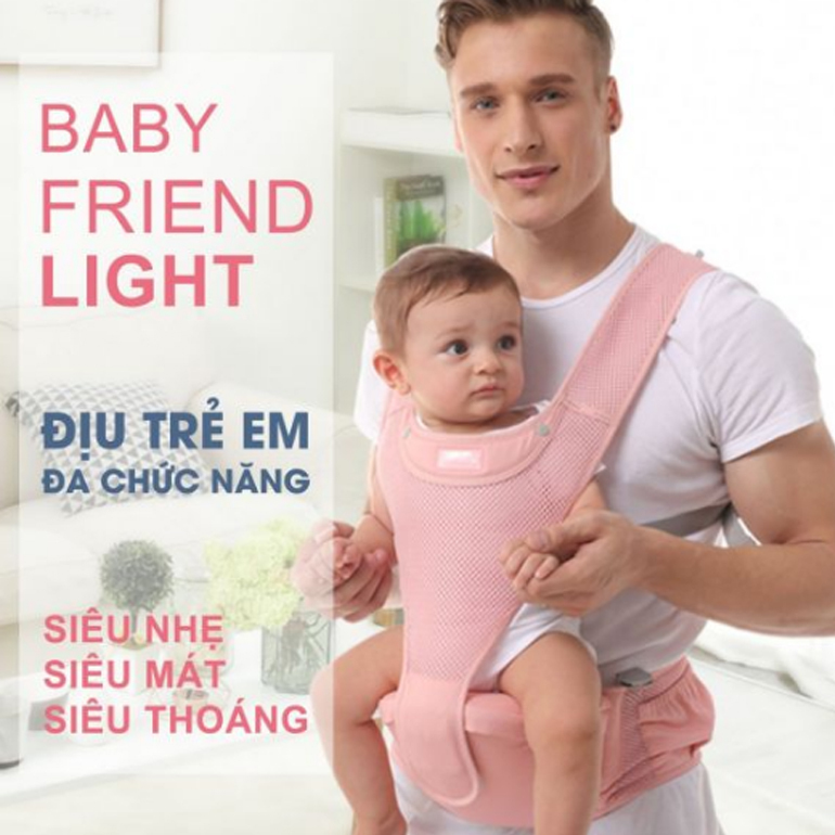 Địu cao cấp Baby Friend Safe 6 tư thế - Giá tham khảo: 439.000 vnđ - 500.000 vnđ